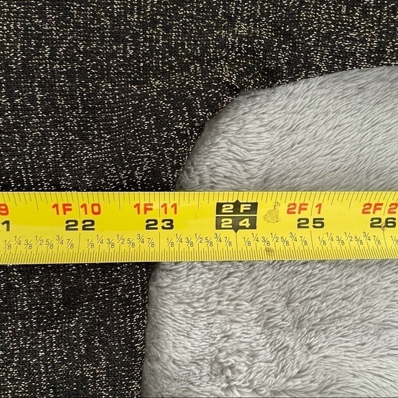 Michael Michael Kors Gold Lurex Metallic Blouse XL - Picture 10 of 11